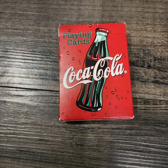 Bicycle Enjoy Coca Cola Playing Cards never used has been opened complete deck B - Picture 1 of 3
